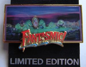 URSULA & Sorcerer Lenticular FANTASMIC Cast Castmember WDI Disney Pin 