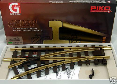 PIKO MANUAL SWITCH TRACK LH #35220 (NIB)  