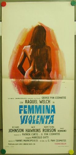 db57 THE BELOVED RARE SEXY RAQUEL WELCH POSTER ITA  