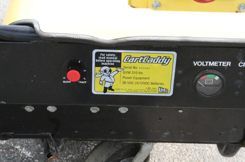 Cart Caddy 36 Volt Tugger Puller Pusher Mover Equipment Transport 3MPH 