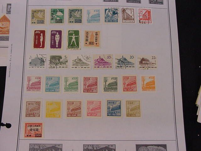 CHINA LARGE COLLECTION EARLY MID MANY STAMPS DRAGONS DUES +++  