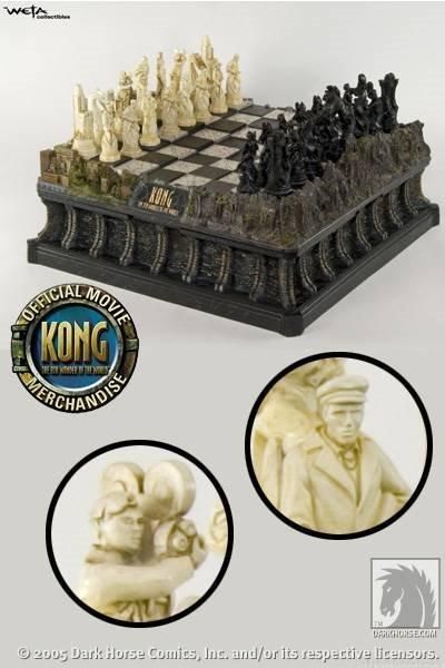 Xmas Gift Limited Edition King Kong Dlx Chess Set  