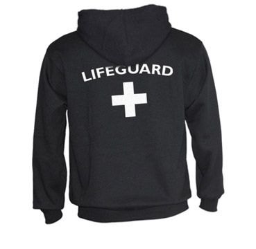 Lifeguard Mens Hoodie sea beach patrol rescue hooded  