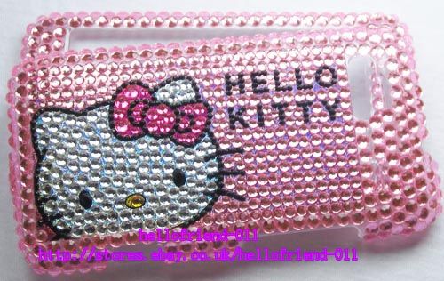 Hello Kitty Rhinestone Case Cover For HTC T Mobile G2/Desire Z #9 