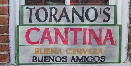 PERSONALIZED CANTINA CERVEZA & AMIGOS WOOD BAR SIGN  