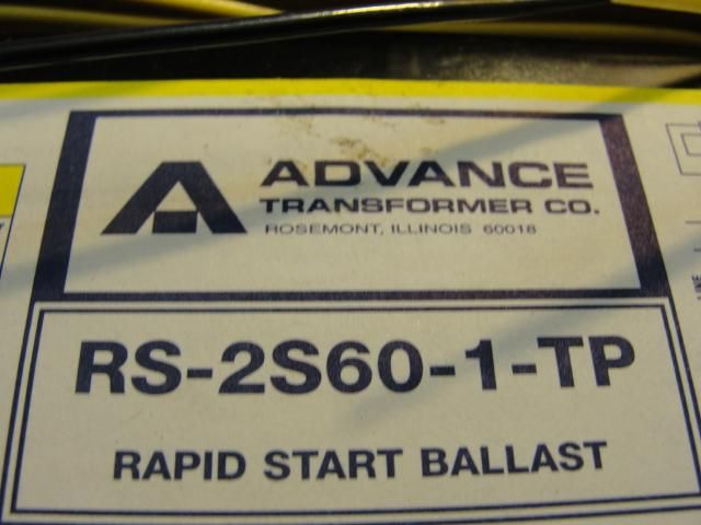 26504 NEW Advance RS 2S60 1 TP Ballast 120V 60Hz  