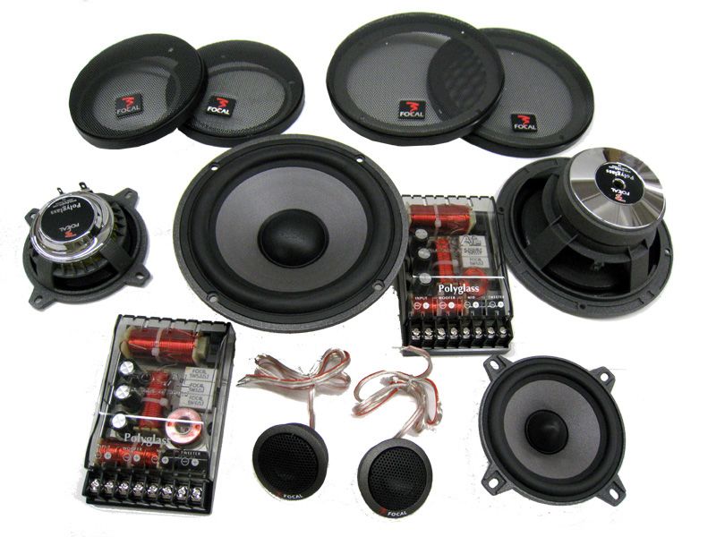 FOCAL 165VR3 NEW 6.5 +4 POLYGLASS 3 WAY COMPONENT SET  