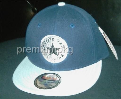   ALLSTAR 2TONED WIZ KHALIFA VINTAGE STYLE SNAPBACK FLAT BILL CAP HAT