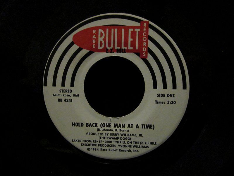 Hill   Hold Back (One Man at a Time) 45  