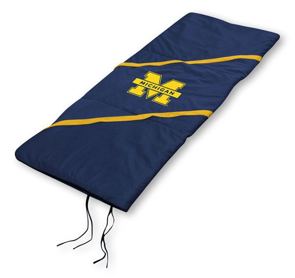 MICHIGAN WOLVERINES College Football Throw SLEEPING BAG  