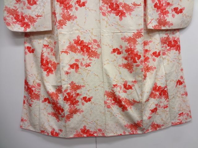 20897# Japanese KIMONO ARTIFICAL FIBER / DYED FLOWER  