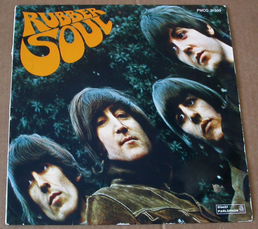 Very rare Beatles Rubber Soul Mono 1st Italian pressing with black 