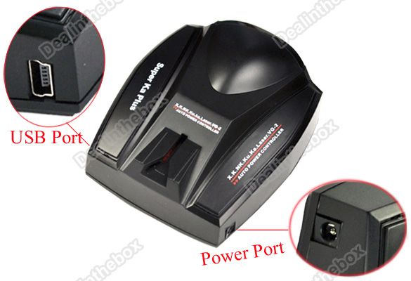 Full Band Car Radar Detectors Voice for GPS Navigator A381  