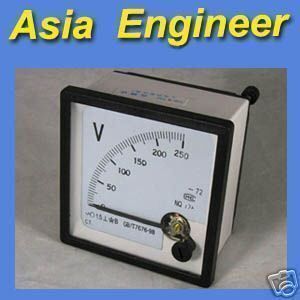 High Quality Analog Volt Panel Meter AC 250V  