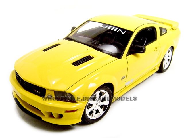 2007 SALEEN MUSTANG S281E YELLOW 118 DIECAST MODEL  