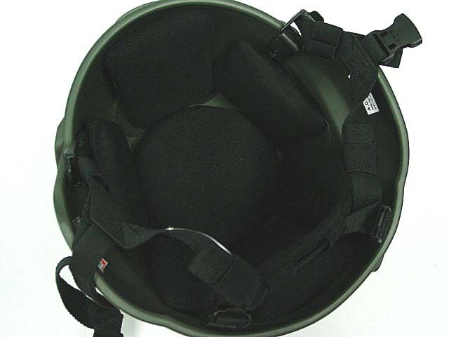 MICH TC 2000 ACH Helmet w/NVG Mount & Side Rail OD  