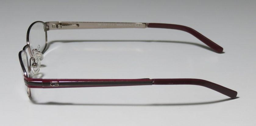 NEW GUCCI 2730 51 17 135 RX SILVER FRAME BLUE/RED STRIPES ARMS 