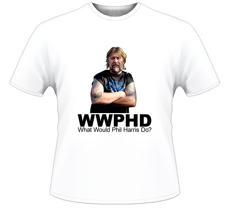 WWJD Captain Phil Harris Deadliest Catch T Shirt  