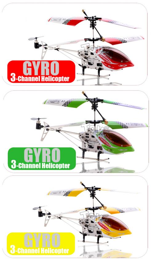 GYRO 3CH Mini RC Remote Control 6020 Mini Helicopter (Well Pack 