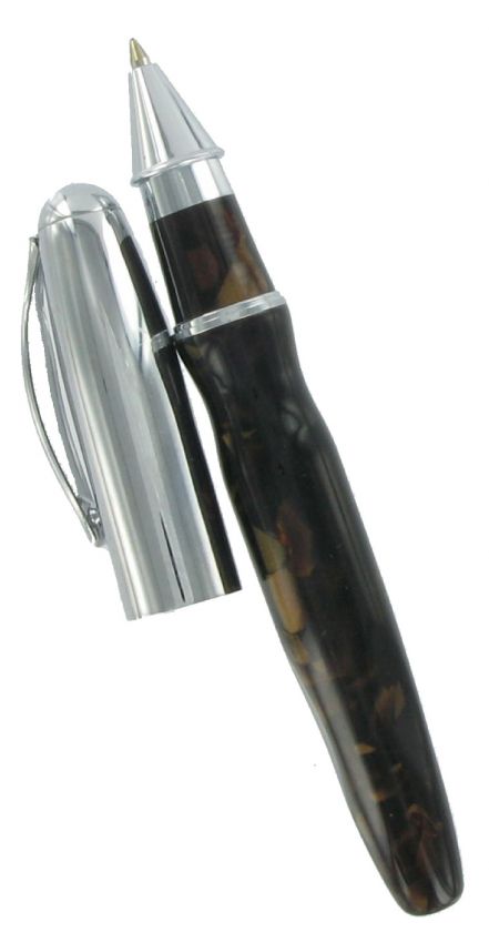 New Hauser Germany Brown Metallic Ballpoint Pen  