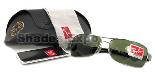 NEW RAY BAN SUNGLASSES RB 3379 POLARIZED BLACK 004/58  