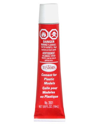 Testors Liquid Plastic Cement 5/8 oz 3501  