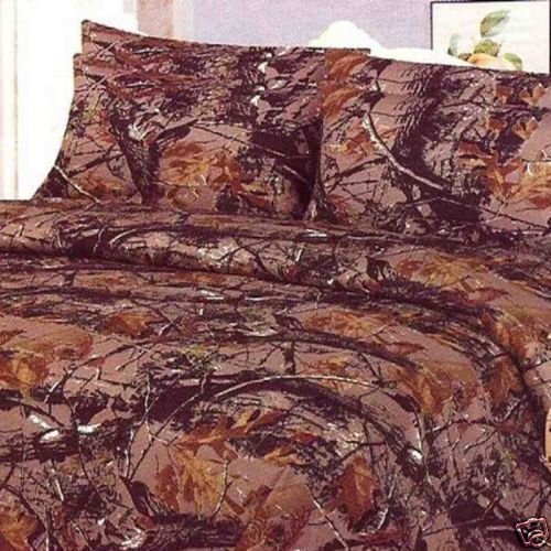 Camouflage Woodland Camo Sheet Set   T,F,Q,K sizes available  