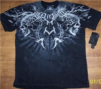 AFFLICTION COLUMBUS GRINDED TEE SIZE XXXL NWT  