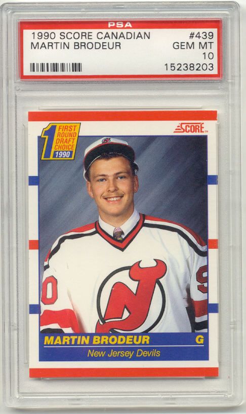 1990 90 Score Canadian #439 Martin Brodeur PSA 10 Rookie RC  