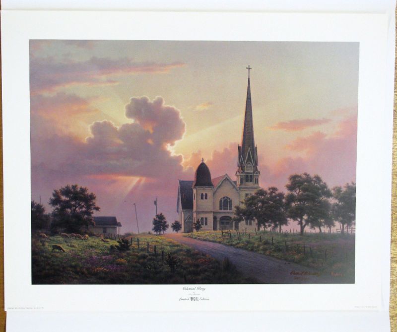 Windberg Celestial Glory Limt. Ed. Signed # Litho.  