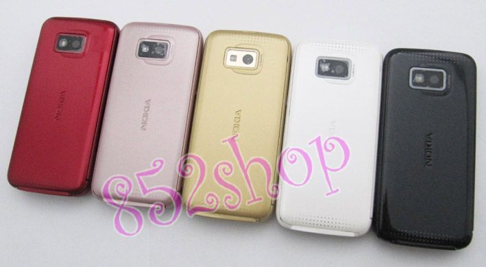 5PC Full housing Faceplate Case Cover for Nokia 5530 02  