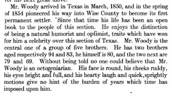 Pioneer History of Wise County (Texas) From Red Men to Railroads 