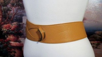 Talbots Buttery Soft X Wide Brown Leather Waist Hip Belt  