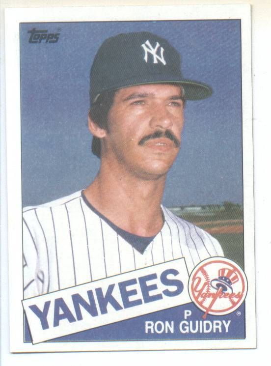 25 Card Lot 1985 Topps Ron Guidry Yankees NR MT # 790  