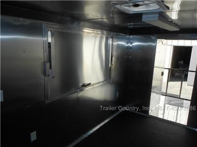 NEW 7x20 7 x 20 Custom Enclosed Concession Food Vending BBQ Trailer w 