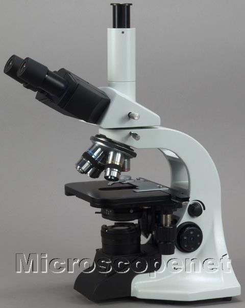 Trinocular Compound Microscope w/ Kohler Illumination  