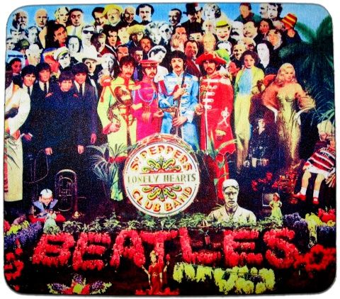 The Beatles Mouse Pad Sgt. Peppers Lonely Hearts Club  