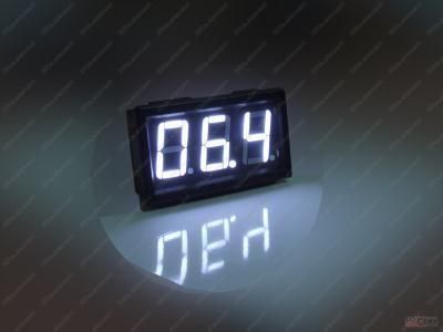 Mini 99.9V DC White Digital Panel Meter Low Consumption  