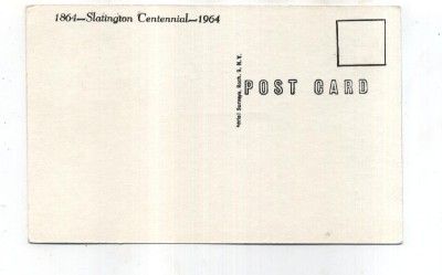 PA SLATINGTON PENNSYLVANIA 1964 Postcard AERIAL VIEW  