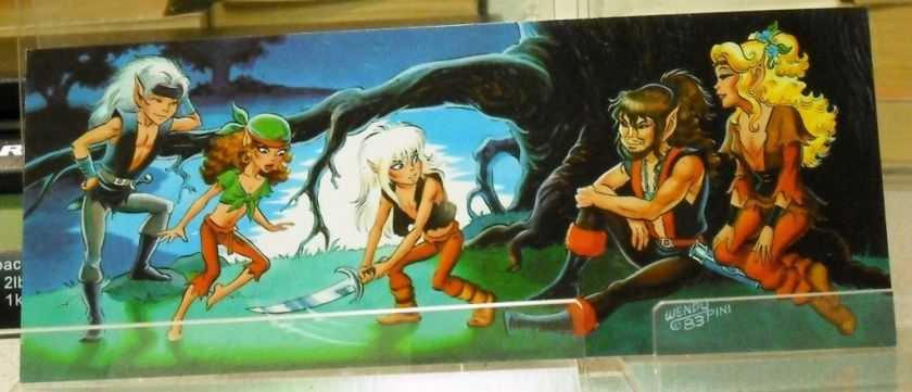 ELFQUEST Postcard bright colors NM 1983 Wendy Pini  