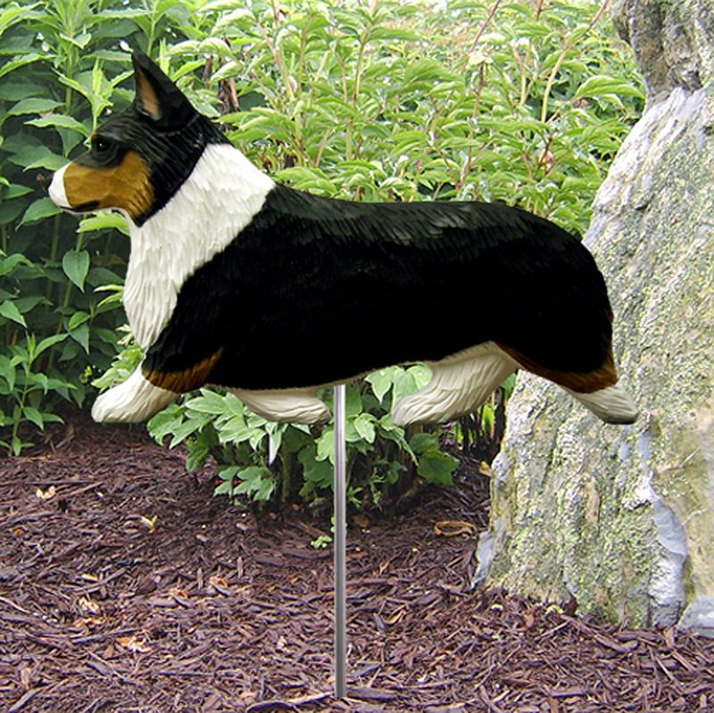 Welsh Corgi Pembroke Outdoor Garden Dog Sign Figure Tri  