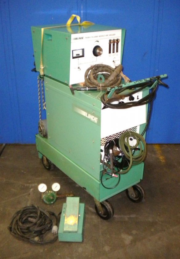 LINDE WELDER HEILARC 250 HF / LINDE PWM 6 PLASMA NEEDLE ARC WELDER 