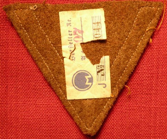 Scarce Original WW2 German Old Fighters Sleeve Chevron  