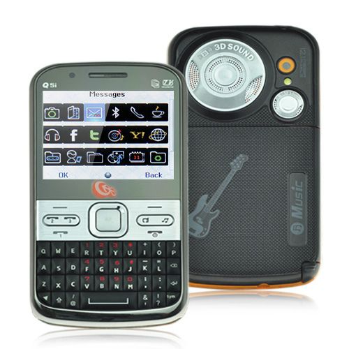 Tri Sim mobile TV qwerty 9900i cell phone dual camera 3 Sim UNLOCKED 