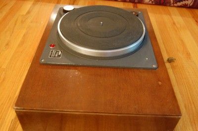 CALRAD TT 1500 IDLER TURNTABLE GARRARD THORENS NEAT PEAK HYSTERESYS 