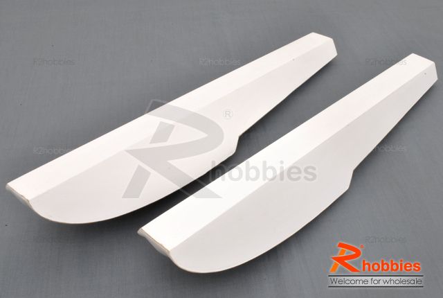 500mm Fiberglass RC Plane Skii Landing Gear Float 2pcs  