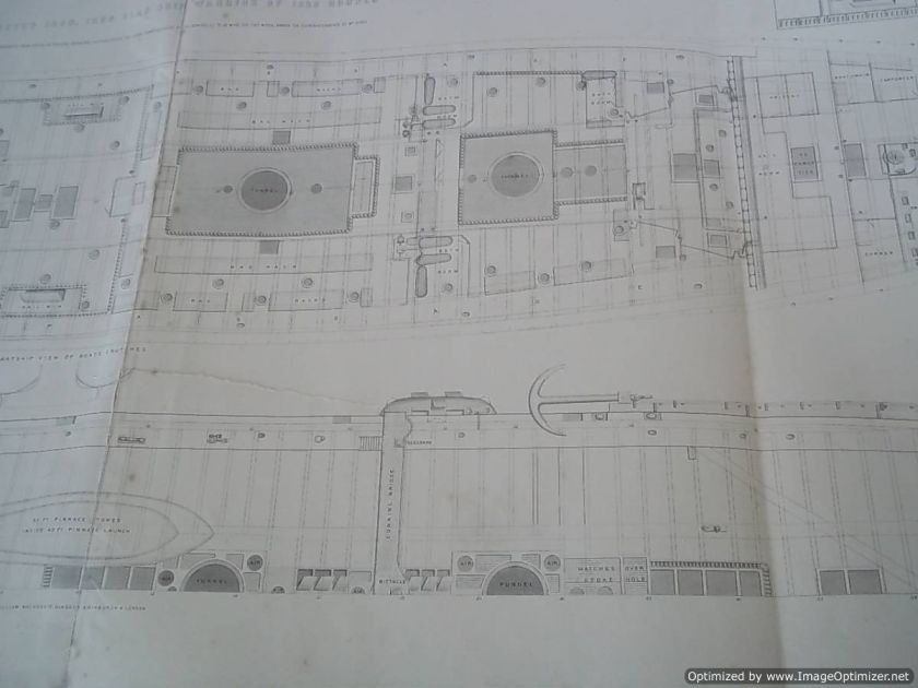 Set Of Admiralty Plans For HMS Warrior (1860)  