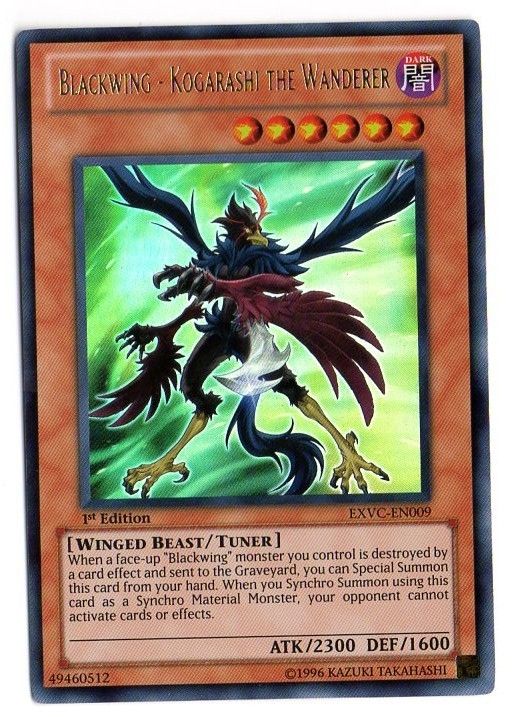 Yugioh Blackwing Kogarashi the Wanderer EXVC EN009 (UR)  