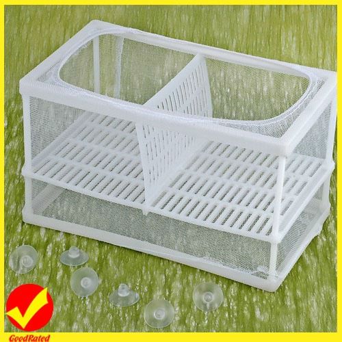 Aquarium Fish Tank Soft Net Breeder Baby Hatchery Box  