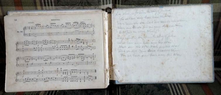 1800s antique KIMBALLS ORGAN BOUND MUSIC BOOK church  